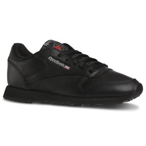 Reebok Classic Leather Turnschuhe Damen - Schwarz - DE 890-VUZ